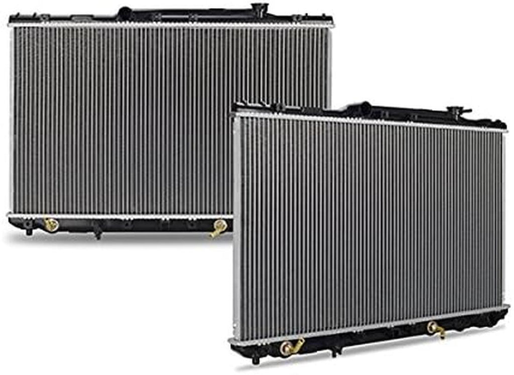 R1318-AT Plastic End-Tank Radiator Compatible with Toyota Camry 2.2L 1992-1996