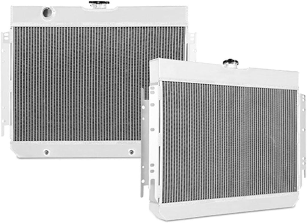 MMRAD-CHE-65X X-Line Performance Aluminum Radiator Compatible with Chevrolet Chevelle 1965-1967 Silver