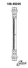Centric Brake Hydraulic Hose for Mazda 150.45306