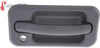 for Hummer H2 Exterior Door Handle Front, Passenger Side Textured Black 2003-2009 | with Key Hole | Trim: Base | HU1311102 | 15104793