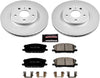 CRK196 Coated Brake Rotor & Ceramic Brake Pads- Front