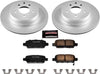 CRK179 Coated Brake Rotor & Ceramic Brake Pads- Rear