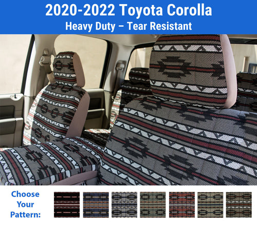 Southwest Sierra Seat Covers for 2020-2022 Toyota Corolla