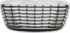 Grille Assembly Compatible with CHRYSLER 300 2011-2014 Chrome Shell/Painted-Black Insert with Chrome Trim Factory Installed