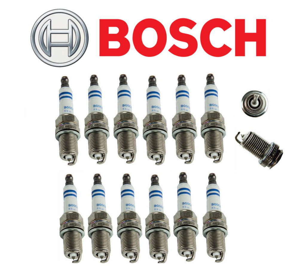 OEM Spark Plug Platinum Plug Bosch (12Pcs) (FOR Mercedes 112 V6 C CLK E ML SLK)
