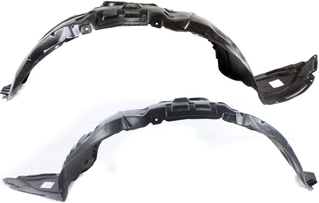 For Mazda 3 Splash Guard/Fender Liner 2010 2011 Driver and Passenger Side Pair/Set | Front | 2.0L Engine | MA1248138 + MA1249138 | BBP356140G + BBP356130G