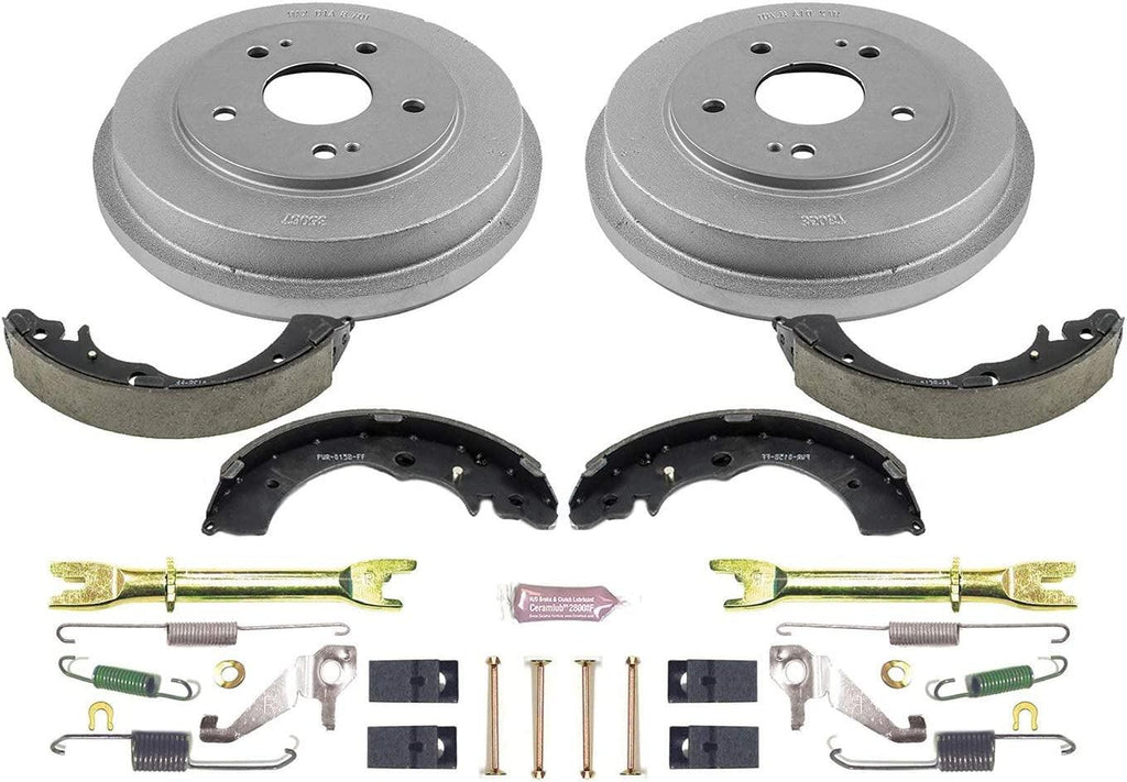 KOE15318DK Autospecialty Rear Replacement Brake Kit-Oe Brake Drums & Ceramic Brake Pads