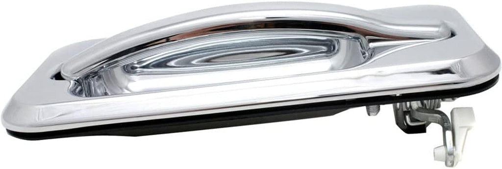 Exterior Door Handle Set of 2 Compatible with 2003-2009 Hummer H2 Rear, Driver and Passenger Side