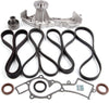 150-1610 TB249 13042-D0100 13042-16V00 13070-42L00 5PK1235 5PK800 4PK1345 Engine Timing Belt Kit Fits for 1999-2004 for Nissan Frontier