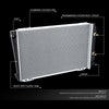 OEM-RA-1279 1-Row Aluminum Cooling Radiator Compatible with 92-94 Ford Crown Victoria / 93-94 Grand Marquis/Compatible with 92-94 Mercury Grand Marquis