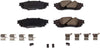 17-1879, Z17 Rear Ceramic Brake Pads with Hardware