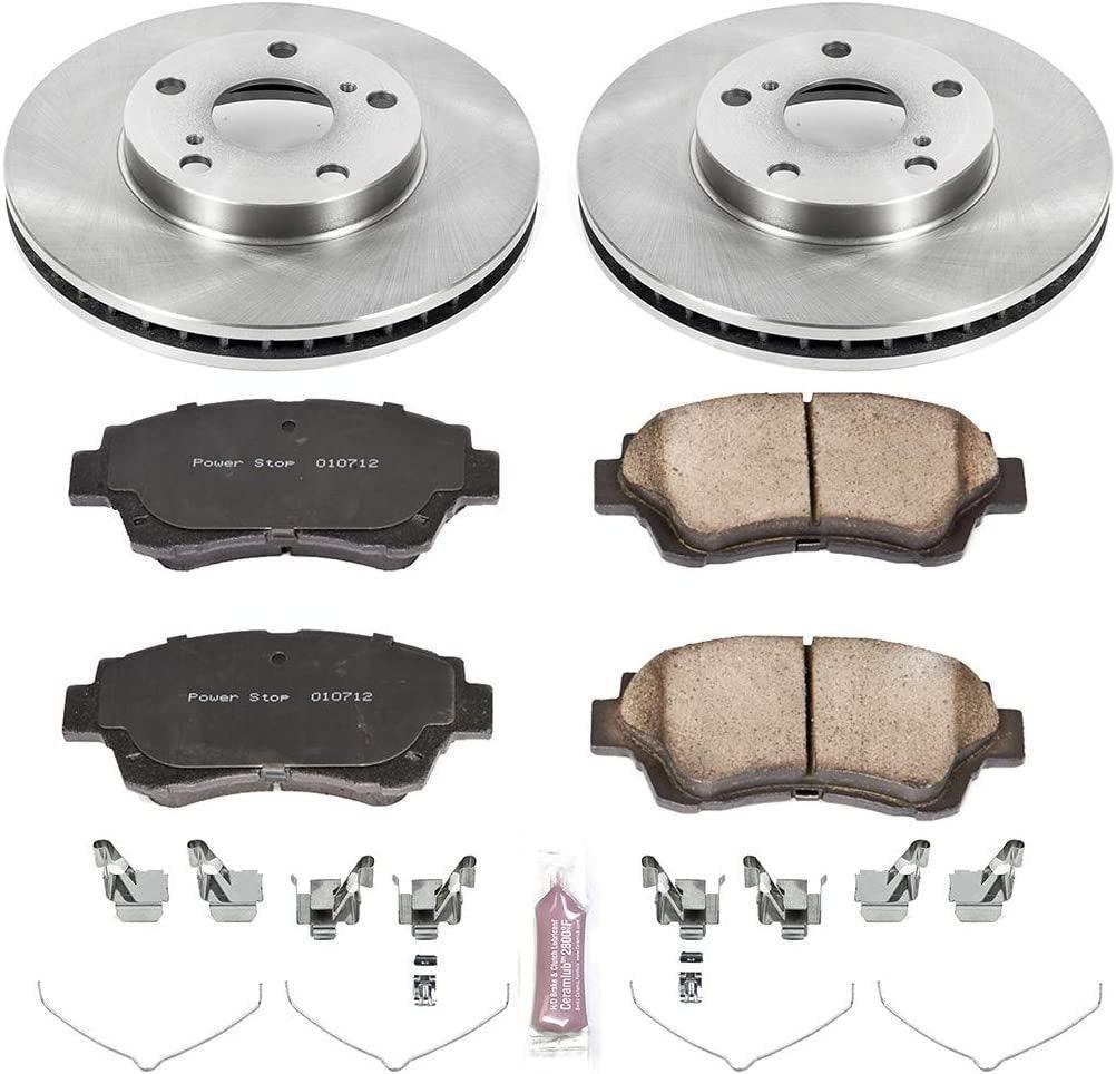 KOE1054 Autospecialty Front Replacement Brake Kit-Oe Brake Rotors & Ceramic Brake Pads