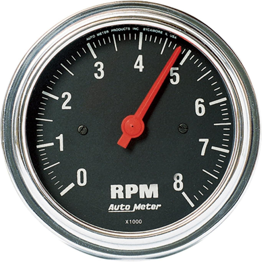 2499 Traditional Chrome In-Dash Electric Tachometer
