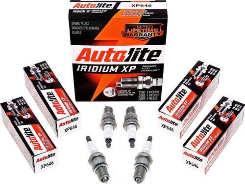 Iridium XP Automotive Replacement Spark Plugs, XP646 (4 Pack)