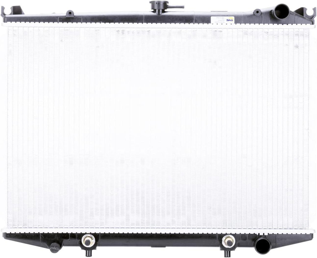 145 Compatible with NISSAN 1-Row Plastic Aluminum Replacement Radiator