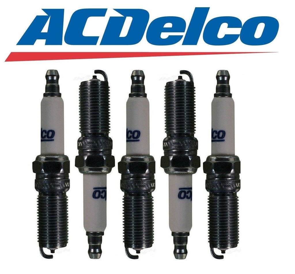 Set 5 Spark Plugs Acdelco for GMC Canyon 07-12 Hummer H3 07-10 H3T 09-10 3.7L L5