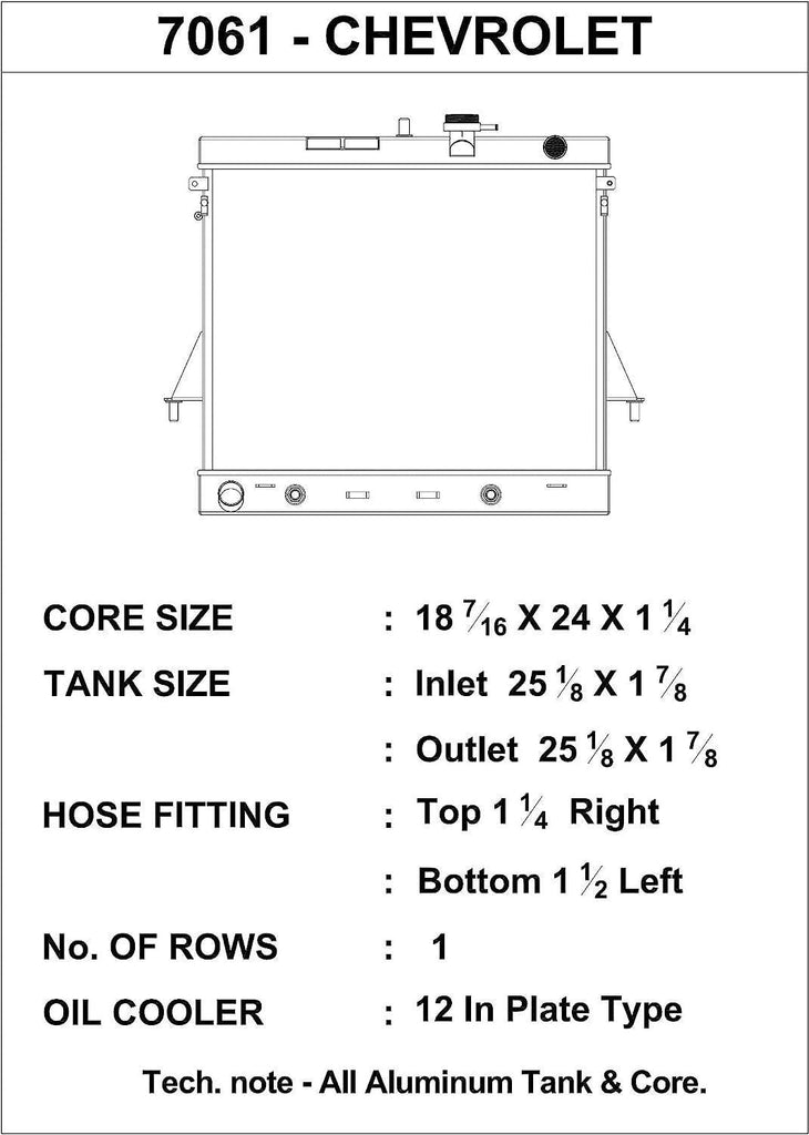7061 High Performance Radiator