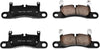 17-1453, Z17 Rear Ceramic Brake Pads with Hardware