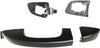 Compatible with Volkswagen Golf R 2012-2013 Exterior Door Handle Driver Side, Rear Primed | Trim: Base