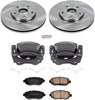 KCOE1077A Autospeciality Replacement Front Caliper Kit- OE Rotors, Ceramic Brake Pads, Calipers