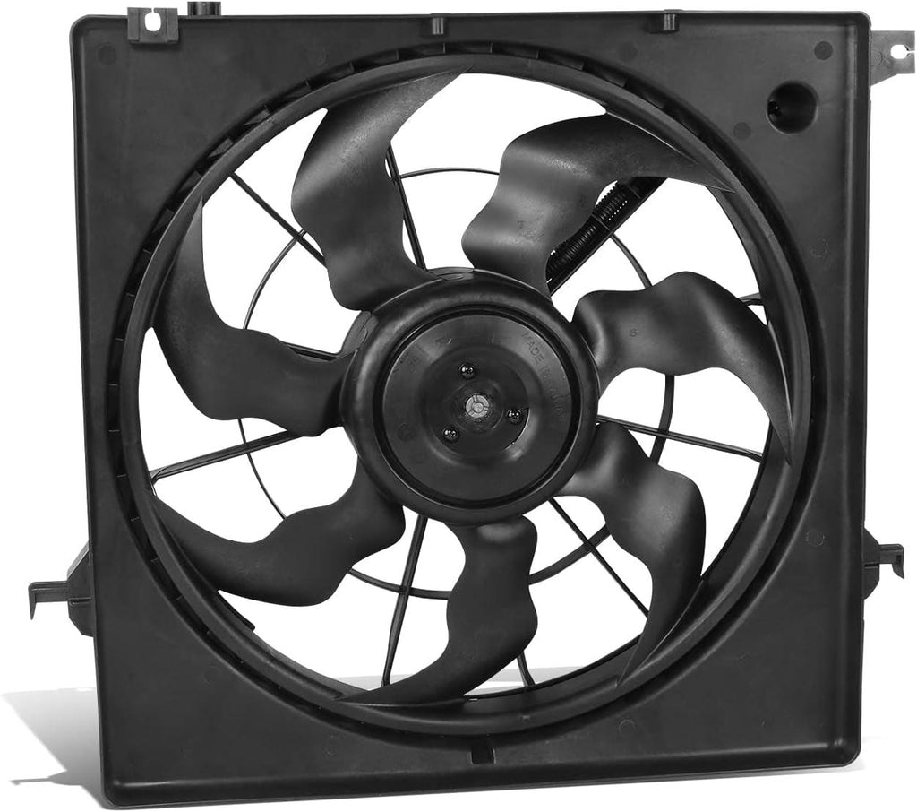 Factory Style Radiator Fan Assembly Compatible with 2013-2018 Santa Fe Sport 2.0L,OEM-RF-1131