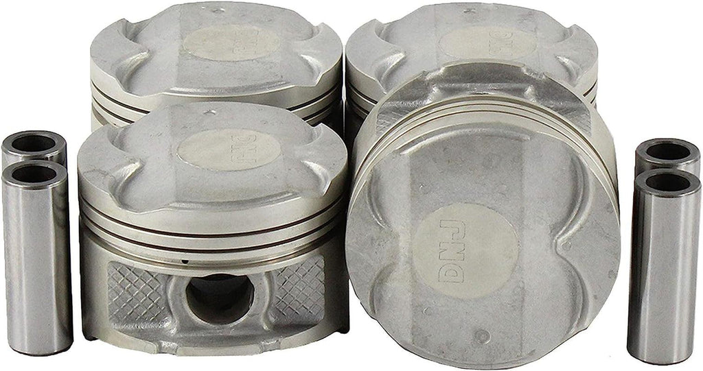 DNJ P916.40 Oversize Piston Set for 2000-2006 / Pontiac, Toyota/Celica, Corolla, Matrix, Vibe / 1.8L / DOHC / L4 / 16V / 1795Cc / 2ZZGE