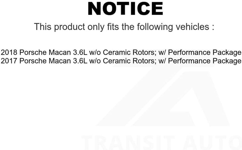 Mpulse Front Disc Brake Pads Wear Sensor SEN-2BWS0426 for Porsche Macan