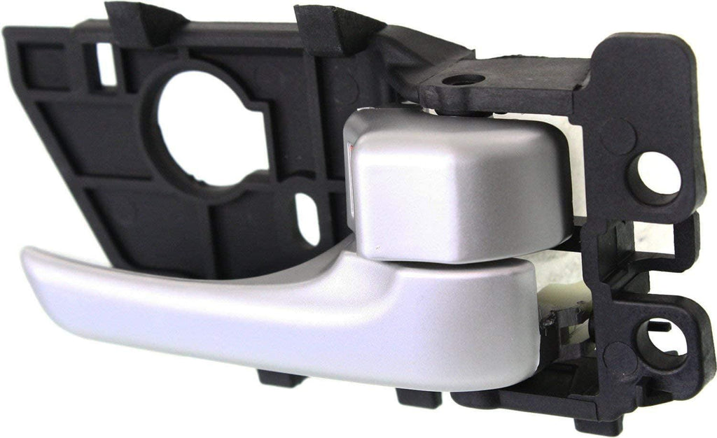 Front or Rear Interior Door Handle Compatible with 2010-2013 Kia Forte/Forte Koup Painted Silver, Plastic, Set of 2, Driver and Passenger Side