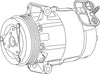 GM  15-21519 Original Equipment Air Conditioning Compressor and Clutch Assembly
