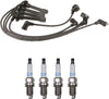 Denso Wire Set 7Mm & 4 Platinum TT Spark Plugs .040 Kit for Honda Accord 2.2L L4
