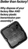 PPE- Heavy-Duty Cast Aluminum Transmission Pan (Black) 228053020 Compatible with Ram 2013-2021+ 5.7L V8 Gas, 3.0L Ecodiesel or Dodge 2015-2021+ Challenger/Charger 5.7L V8, 6.4L V8 Gas with 8HP70/8HP75