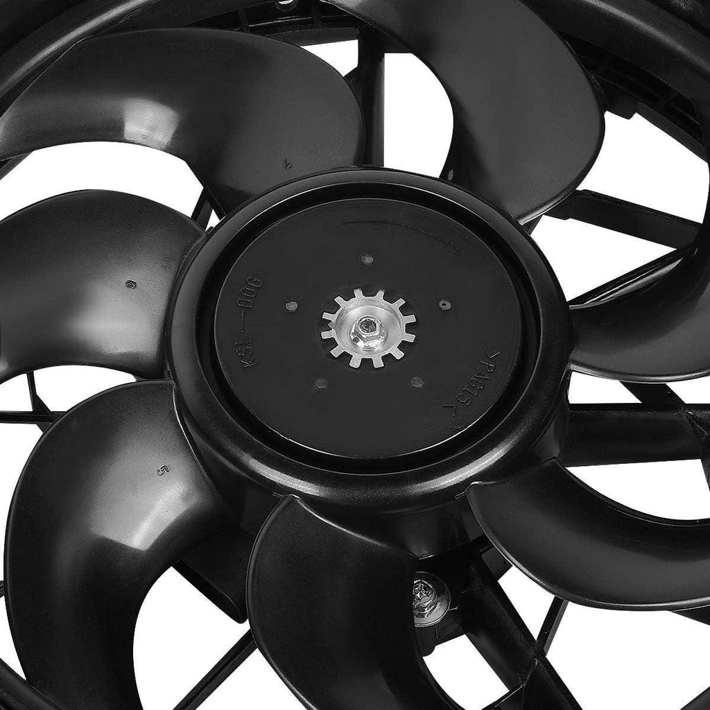 OEM-RF-0065 Factory Style Radiator Cooling Fan Assembly Cooling Efficiency Improved Direct Replacement [Compatible with 01-06 Sebring / 01-06 Stratus/Convertible]