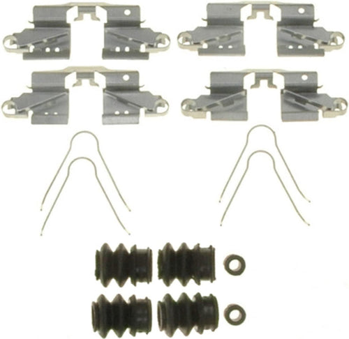 Gold 18K2035X Rear Disc Brake Caliper Hardware Kit with Clips, Springs, Seals, and Bushings