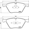 Brembo Front Disc Brake Pad Set for BMW (P06073)