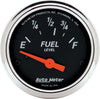 1423 Designer Black Fuel Level Gauge