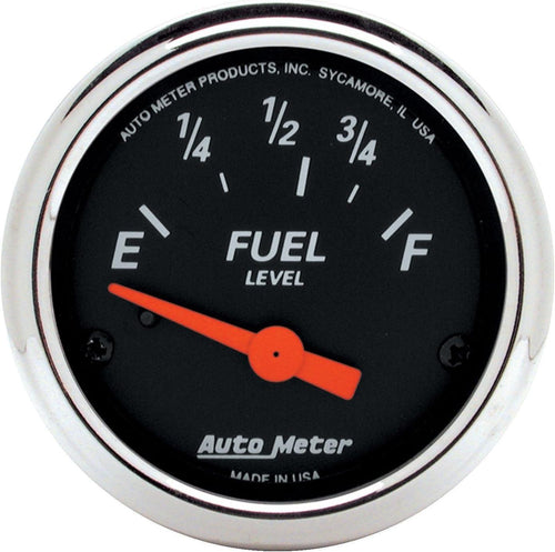 1423 Designer Black Fuel Level Gauge