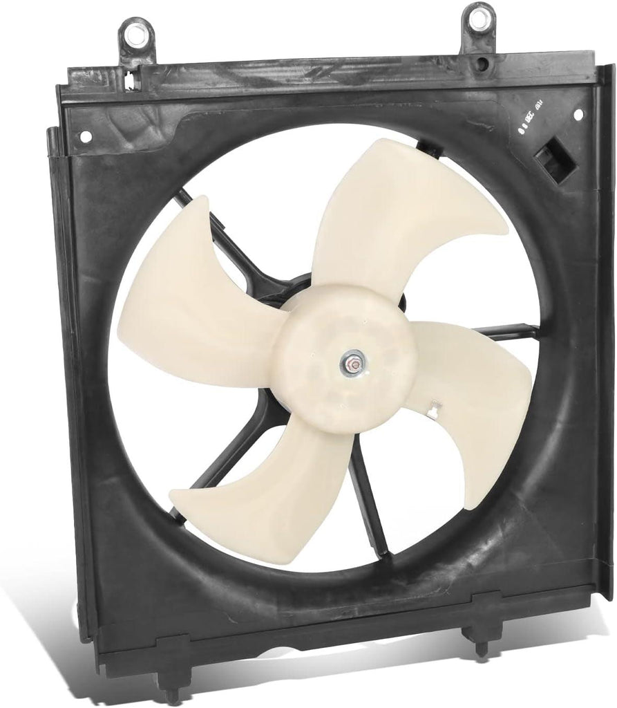 OEM-RF-0661 Factory Style Radiator Fan Assembly Compatible with 98-02 Honda Accord 4Cyl W/OE Valeo Black,White