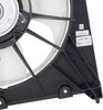 OEM-RF-0186 Factory Style Radiator Cooling Fan Assembly Cooling Efficiency Improved Direct Replacement [Compatible with 15-19 Honda Fit],Black