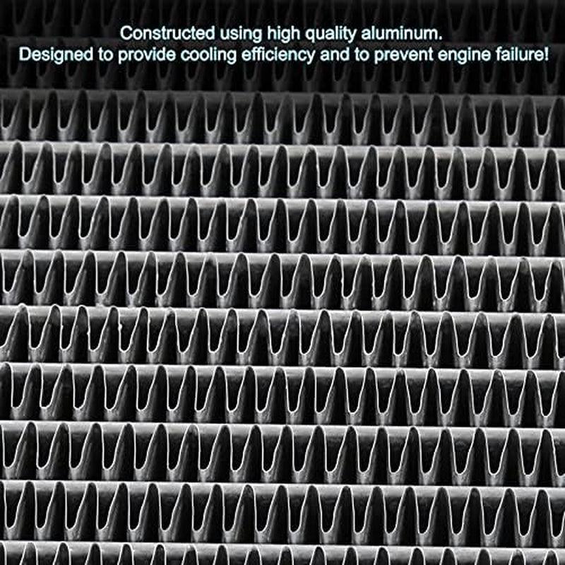 2-Row Aluminum Performance Cooling Radiator Compatible with Dodge Ram 3500 5.9L 6.7L Cummins 2003-2010