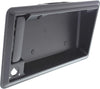 Exterior Rear Door Handle Compatible with Ford Econoline Van 2008-2014 Backdoor Textured Black License Bracket Housing with View Cam