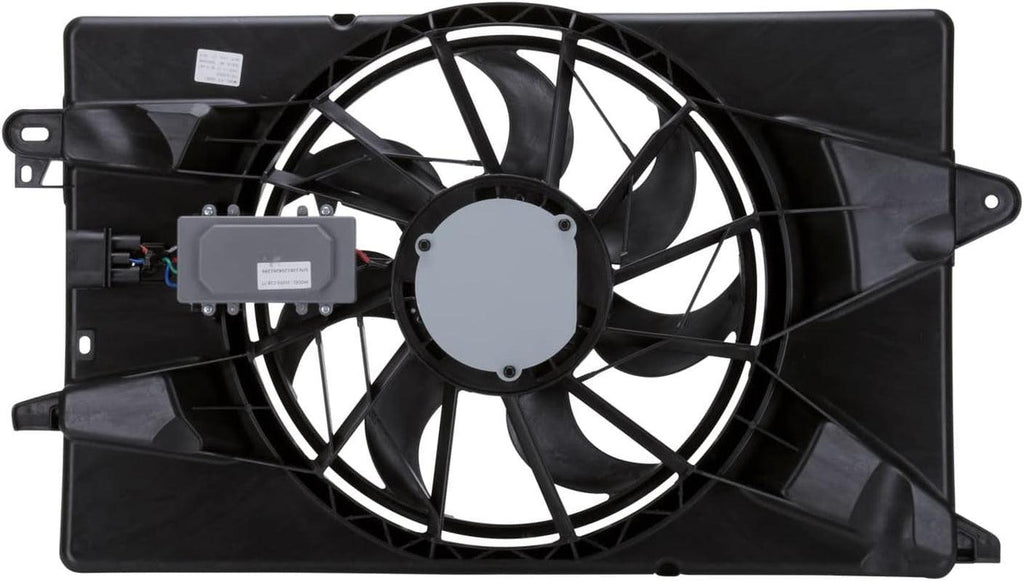 622920 Replacement Cooling Fan Assembly Compatible with Dodge Dart, Black