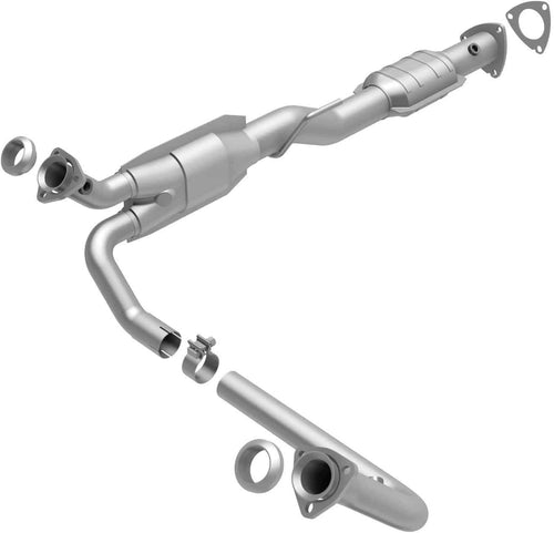 Direct-Fit Catalytic Converter HM Grade Federal/Epa Compliant 23484 - Stainless Steel 3In Main Piping, 47.25In Overall Length, Pre-And-Post Converter O2 Sensor - Domestic Van HM Replacement