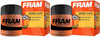 FRAM Extra Guard PH3980, 10K Mile Change Interval Spin-On Oil Filter (Pack of 2)