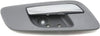 for Chevy Avalanche Interior Door Handle Front Driver Side Gray Bezel with Chrome Lever 2007-2013 | Trim:All Submodels