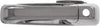 Front Exterior Door Handle Set of 2 Compatible with 2009-2010 Dodge Ram 1500 and 2010 Ram 2500 Chrome Driver and Passenger Side