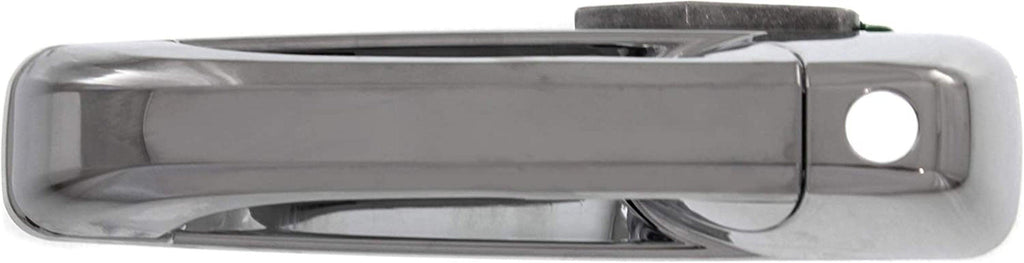 Front Exterior Door Handle Set of 2 Compatible with 2009-2010 Dodge Ram 1500 and 2010 Ram 2500 Chrome Driver and Passenger Side
