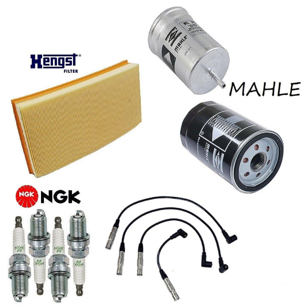 Tune up Kit Air Oil Fuel Filters Spark Plugs for Volkswagen Golf 2.0L 1999-2001