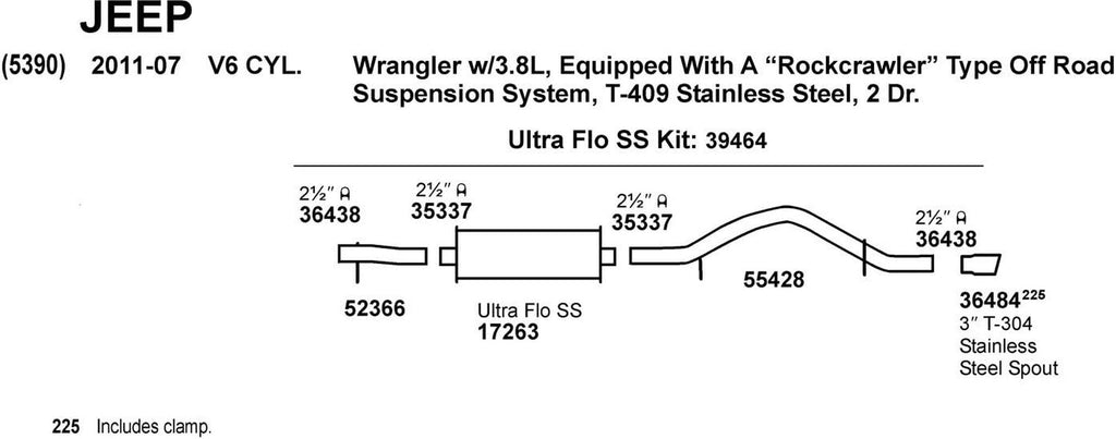 Ultra Flo 17263 Exhaust Muffler