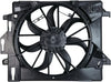 621860 Cooling Fan Assembly Compatible with 2008-2016 Dodge Caravan/Grand Caravan , Black