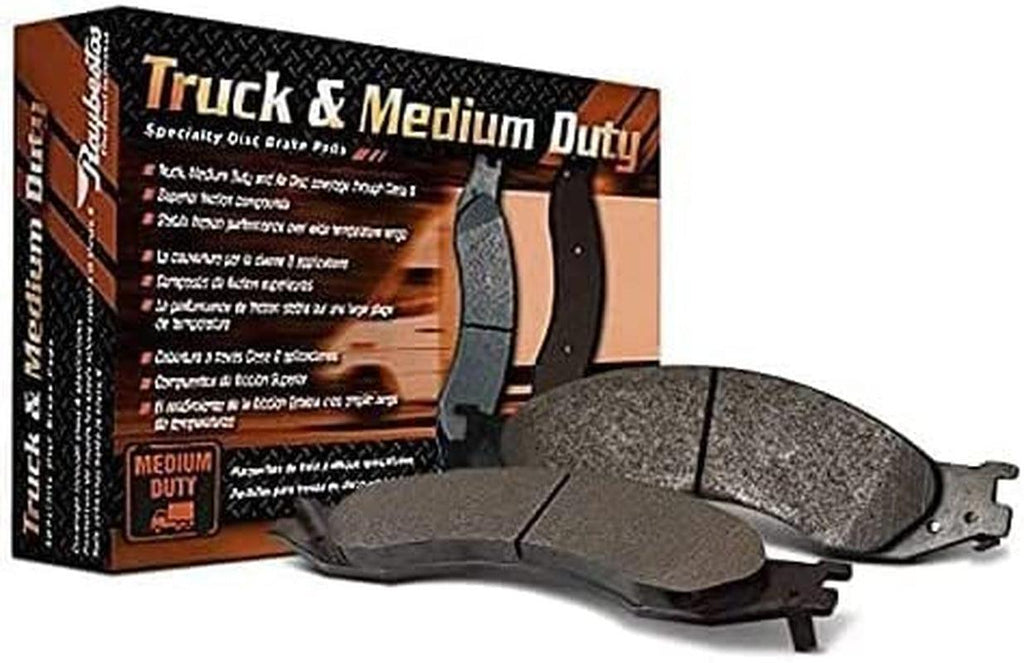 Premium  Specialty Truck & SUV Replacement Front and Rear Metallic Disc Brake Pad Set for Select 1992-1995 AM General Hummer Model Years (SP651TR)